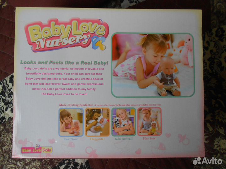 Кукла, пупс виниловый. Новый в коробке