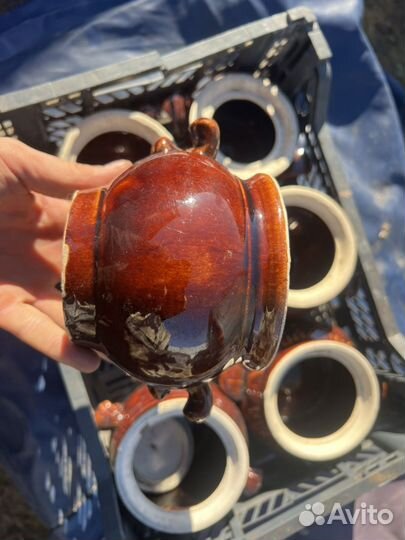 Горшочки глиняные для запекания