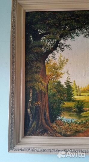 Картина маслом живопись. Шишкин И.И