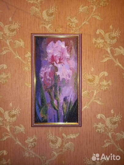 Картина стразами Ирис