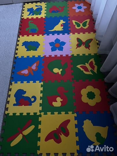 Детский коврик пазл