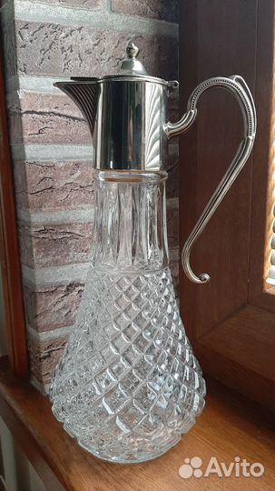 Графин хрустальный с крышкой