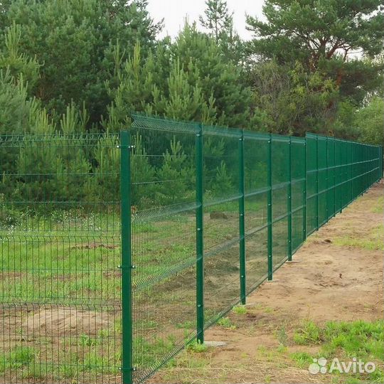 Забор сетка 3д