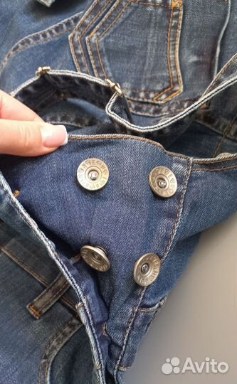 Джинсовый комбинезон для беременных