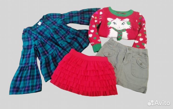 Одежда для девочки 110 116 пакетом