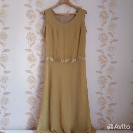 Платье лёгкое летнее с туникой 48-50рр