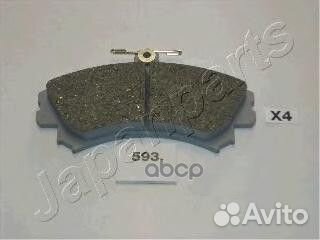 Колодки тормозные дисковые перед PA593AF Ja