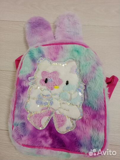 Детский плюшевый рюкзачок