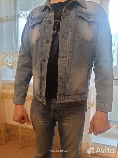 Джинсовая куртка мужская