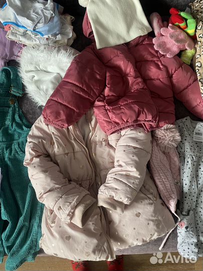 Вещи пакетом для девочки от 74 - 86