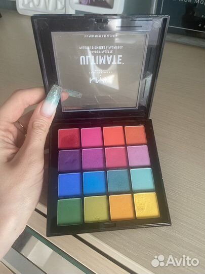 Палетка теней nyx оригинал