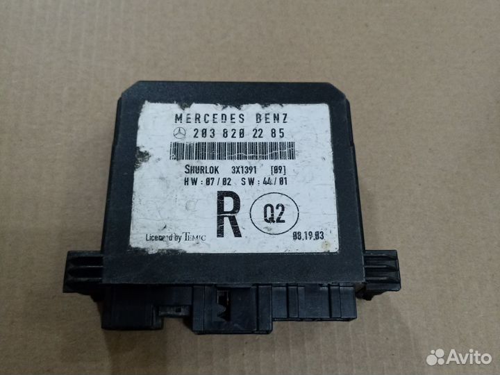 Mercedes W203 блок комфорта задний правой двери