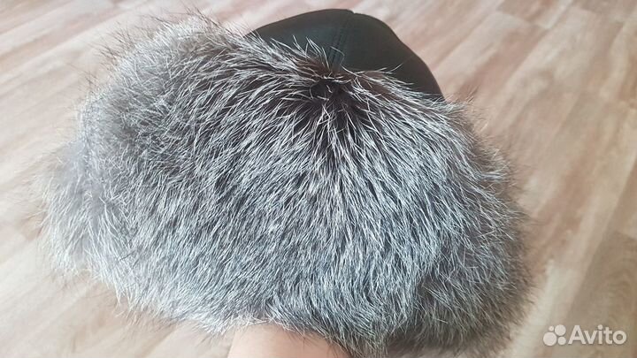 Шапка ушашка(монголка) с песцом