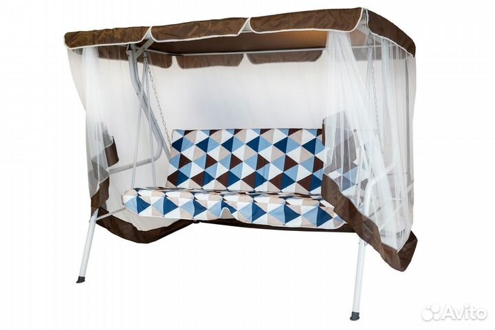 Качели садовые Этюд Интрига с матрасом и москиткой