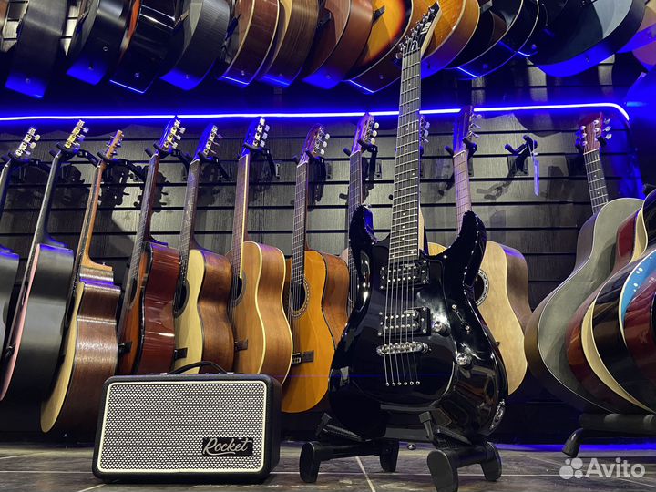 Электрогитара ESP LTD MH-10 + Комбоусилитель 10вт