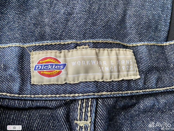 Винтажные широкие джинсы dickies