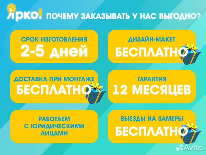 Вывеска на заказ