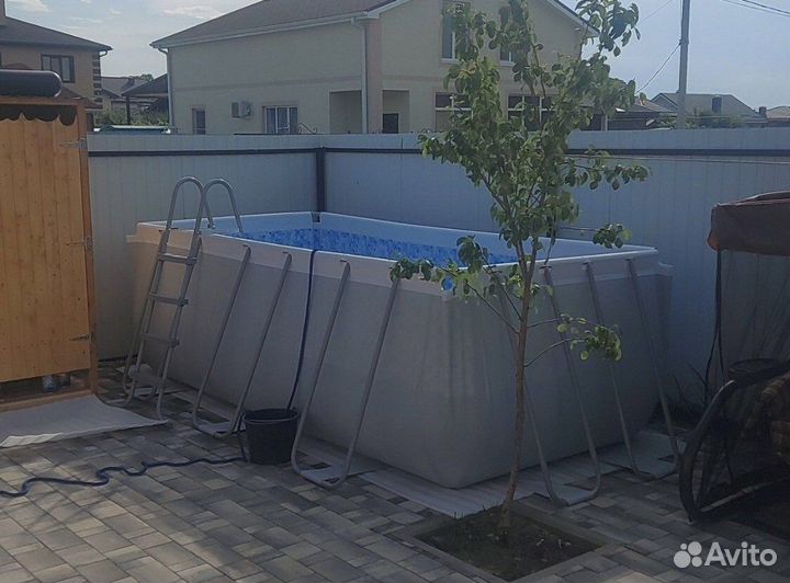 Каркасный бассейн intex