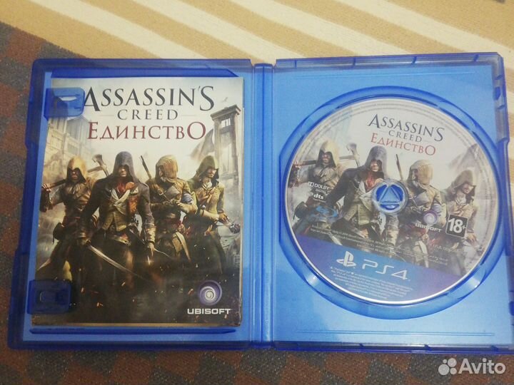 Игра Assassins creed Единство на PS4