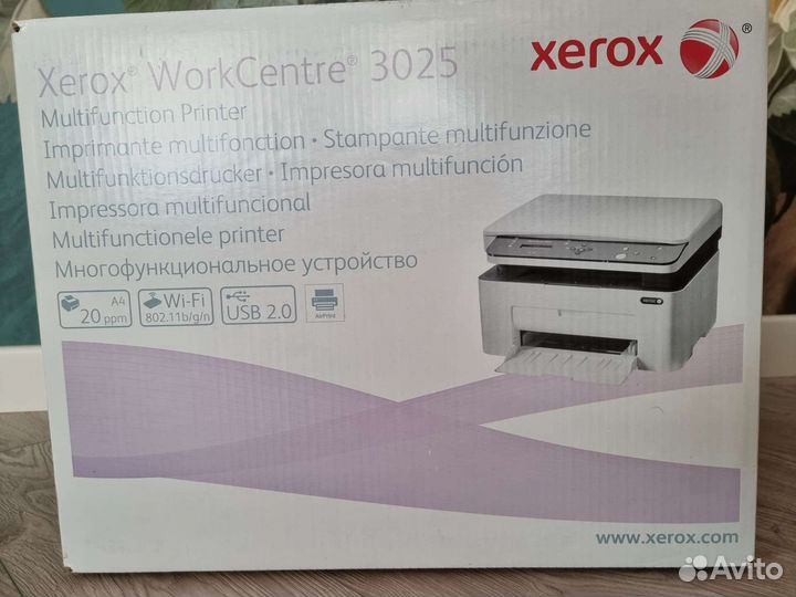 Принтер Xerox work centre 3025