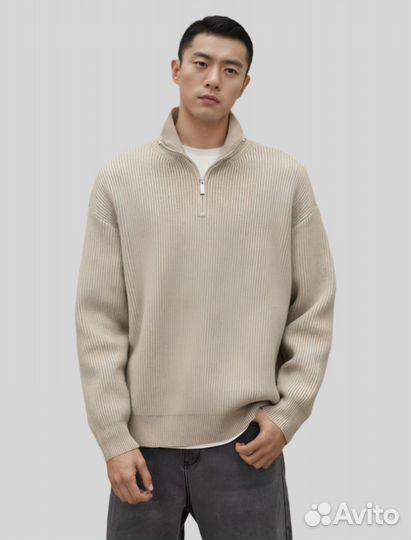 Джемпер мужской полузамок вызаный