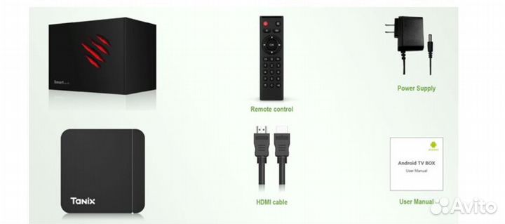 Тв приставка smart tv Tanix W2