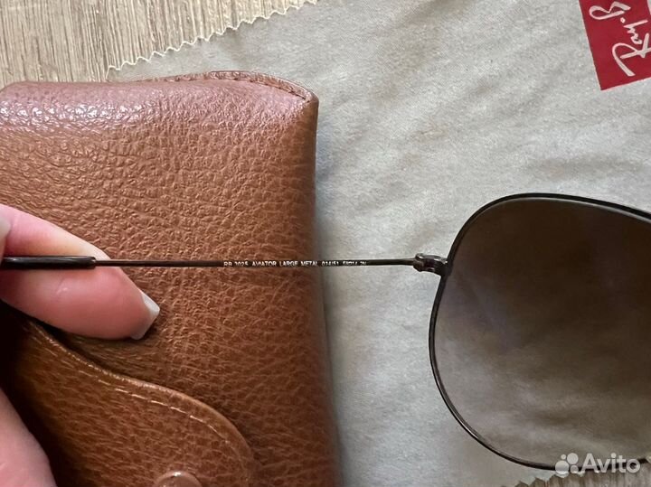 Очки ray ban aviator 3025 коричневые