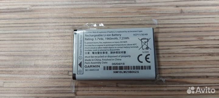 Аккумулятор для Garmin montana, monterra, alfa