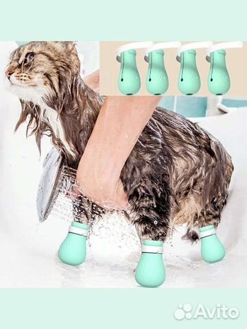Силиконовые чехлы накладки на лапы кошек