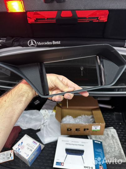 Большая Рамка магнитолы mercedes W212