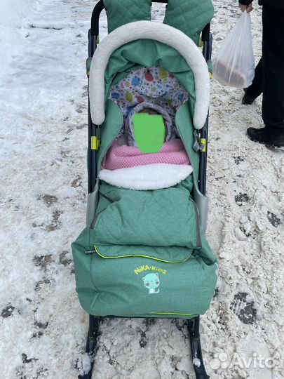 Коляска санки ника kids