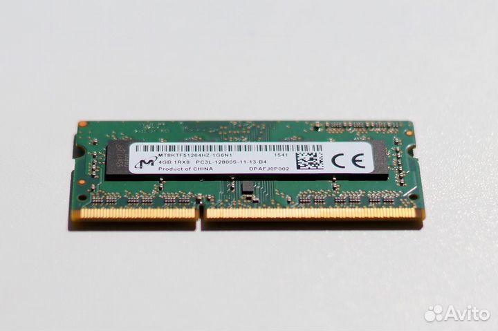 Micron DDR3 4GB 1600MHz sodimm