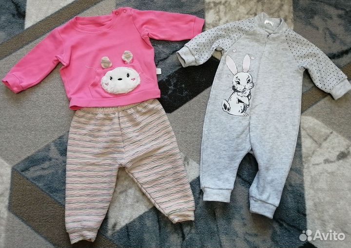 Детские вещи пакетом на девочку 68 74