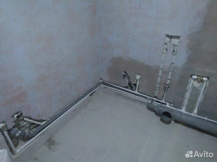 Замена труб Водопровод гвс хвс, сантехник