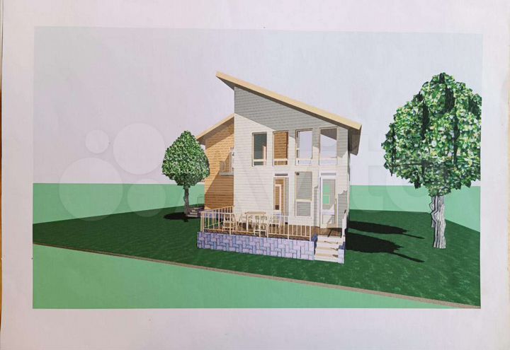 Дом 155 м² на участке 10 сот.