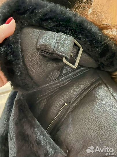 Дубленка авиатор женская 44 46