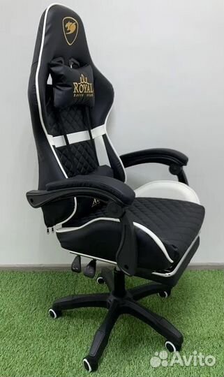 Компьютерное игровое кресло геймерское с массажем