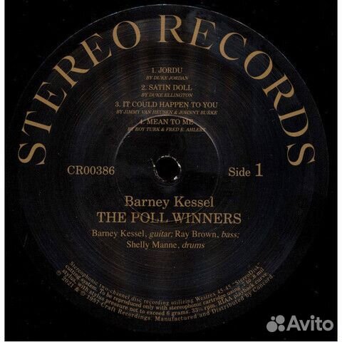 Barney Kessel With Shelly Manne And Ray Brown / Th