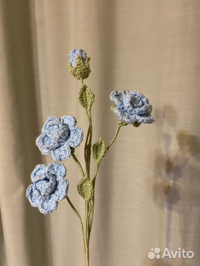 Вязаные цветы