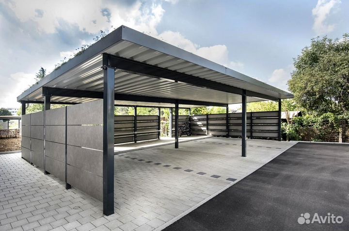 Навес под ключ