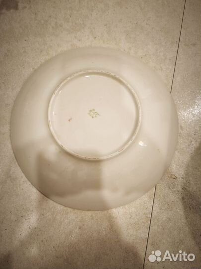 Супница фарфоровая с большим блюдом Городницкий