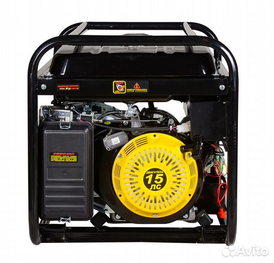 Бензиновый генератор с автозапуском 7 кВт Huter