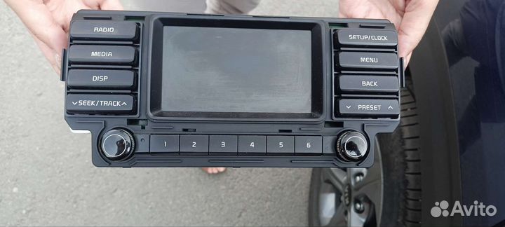 Штатная магнитола на kia rio 4