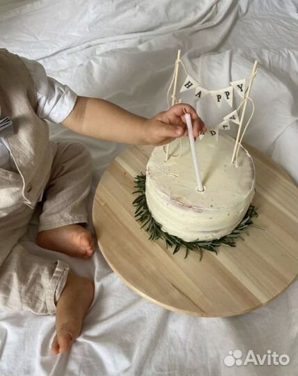 Топпер для торта флажки