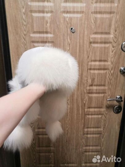 Шапка из меха песца