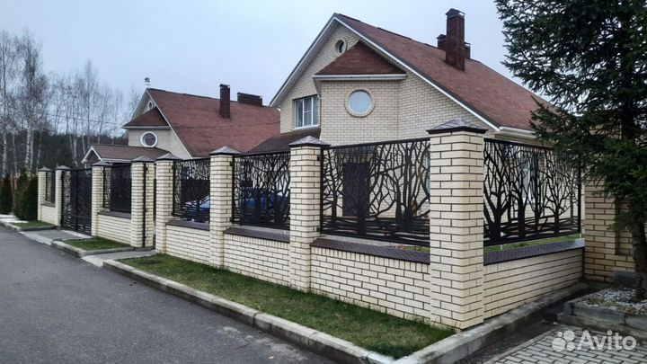 Заглушка на столб забора колпак полимерпесчаный