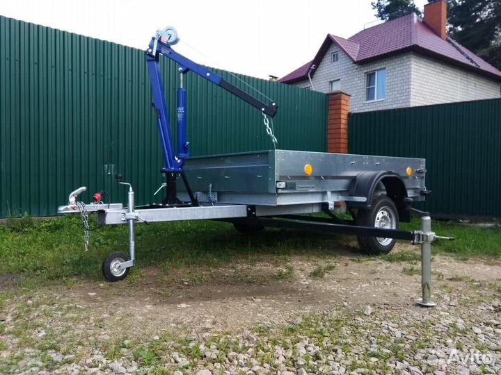 Мини Кран манипулятор г/п 1000 кг для прицепа