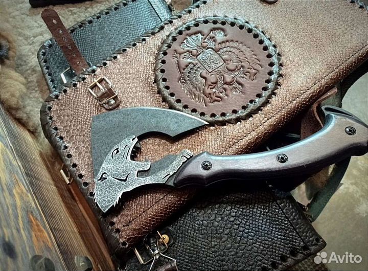 Мужской подарок топор, нож или комплект