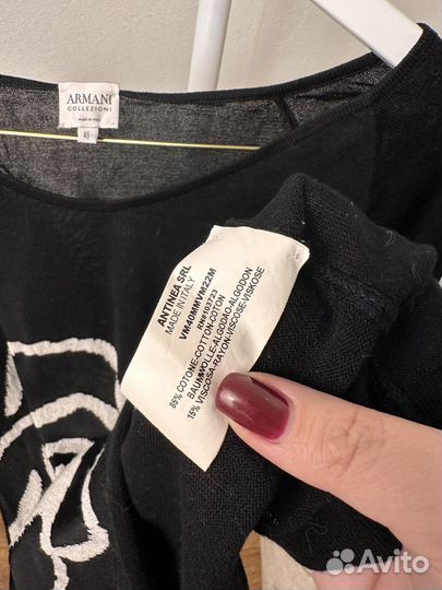 Джемпер тонкой вязки Armani