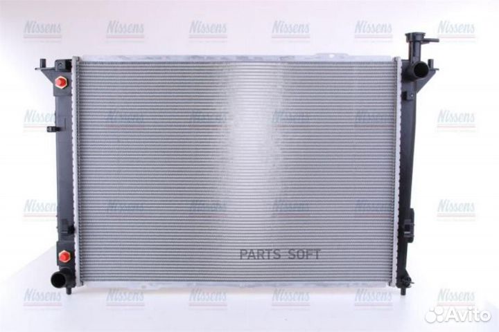 Радиатор двигателя hyundai santa FE (CM) (06) 2.4